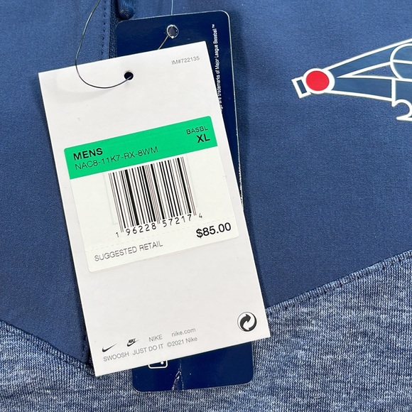 Nike Navy Authentic Collection Game Time Performance Long Sleeve - Picture 14 of 14